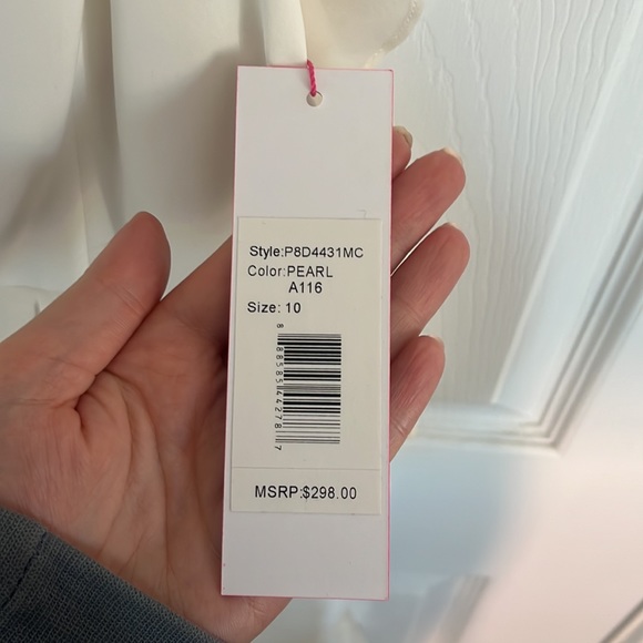 Parker White Mini Dress NWT - Picture 2 of 5